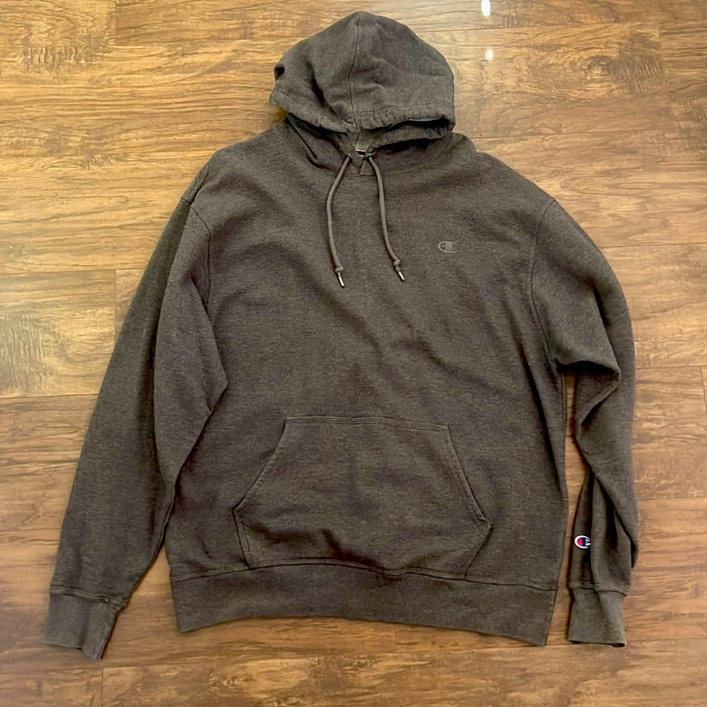 Grey Champion hoodie size X-Large